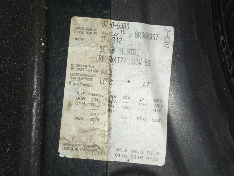 seat leon (1p1) del año 2008