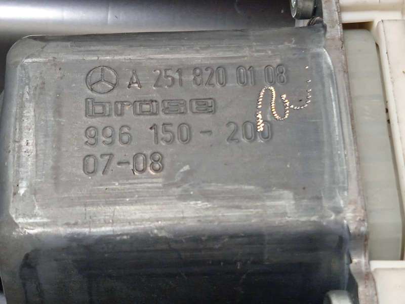Recambio de elevalunas trasero izquierdo para mercedes-benz clase r (w251) 280 cdi 4-matic (251.020) referencia OEM IAM A2518200 - Negro 4