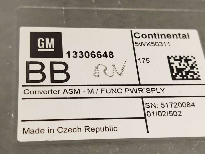 Recambio de modulo electronico para opel mokka / mokka x (j13) 1.6 cdti (_76) referencia OEM IAM 13306648  5WK50311 - Negro 4