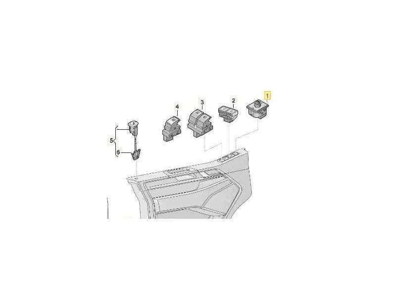 Recambio de mando elevalunas delantero izquierdo para volkswagen t6.1 caravelle (sh) referencia OEM IAM 1K3959857C 7E5867255B 7H - Gris 8