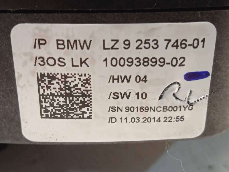 Recambio de mando intermitentes para bmw serie 4 coupe (f32) 420d referencia OEM IAM 9253746 61319351140 61319253746 - Negro 6