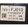Recambio de mando climatizador para subaru impreza g13 1.6 cat referencia OEM IAM 72311FJ010  