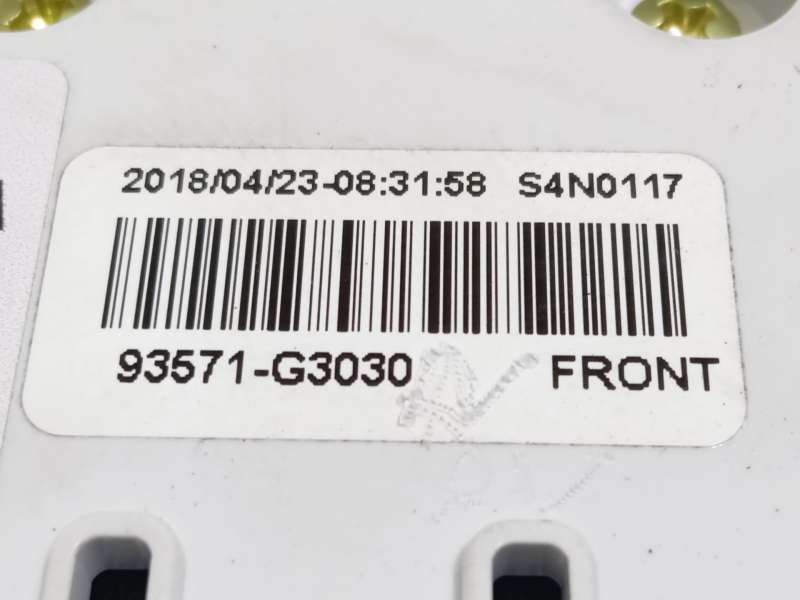 Recambio de mando elevalunas delantero izquierdo para hyundai i30 (pd) 1.0 tgdi cat referencia OEM IAM 93571G3030 93571G3030PMP - Blanco 5