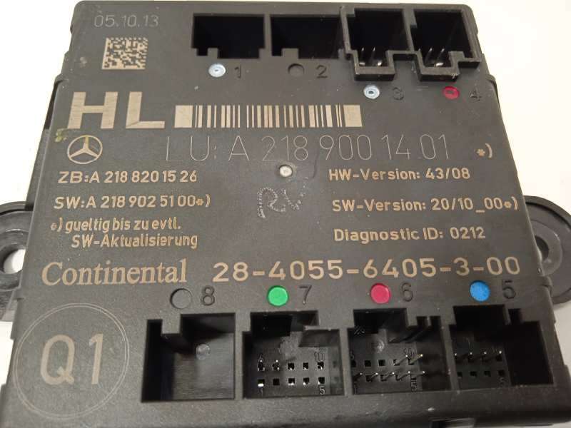 Recambio de centralita confort para mercedes-benz clase cls (w218) cls 350 cdi be (218.323) referencia OEM IAM A2189001401 21890 - Negro 3