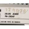 Recambio de sistema audio / radio cd para nissan qashqai i (j10, nj10) 2.0 referencia OEM IAM 28185JD400  