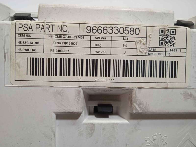 Recambio de cuadro instrumentos para citroën c5 station wagon exclusive referencia OEM IAM 9666330580 9809867480 6