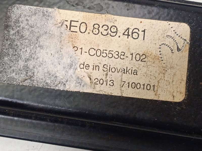 Recambio de elevalunas trasero izquierdo para skoda octavia iii (5e3, nl3, nr3) 1.6 tdi referencia OEM IAM 5E0839461 5Q0959811A - Negro 5