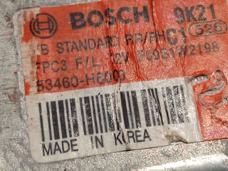 Recambio de elevalunas trasero derecho para kia rio (yb) concept referencia OEM IAM 83460H8000 - Negro 3