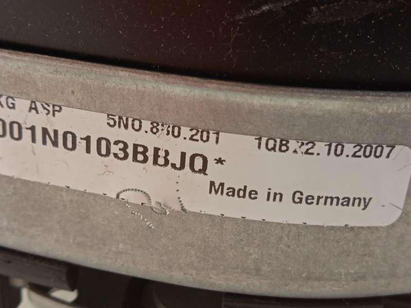 Recambio de airbag delantero izquierdo para volkswagen touran (1t1, 1t2) 2.0 tdi referencia OEM IAM 5N0880201 5N08802011QB - Negro 5