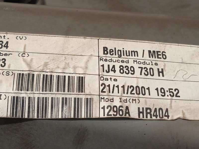 Recambio de elevalunas trasero derecho para volkswagen golf iv berlina (1j1) básico referencia OEM IAM 1J4839730H  1C0959812A 4