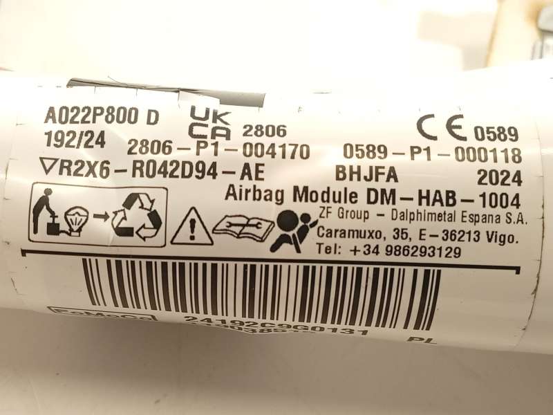 Recambio de airbag cortina delantero derecho para ford tourneo courier 1.0 ecoboost referencia OEM IAM R2X6R042D94AE 2751207 3