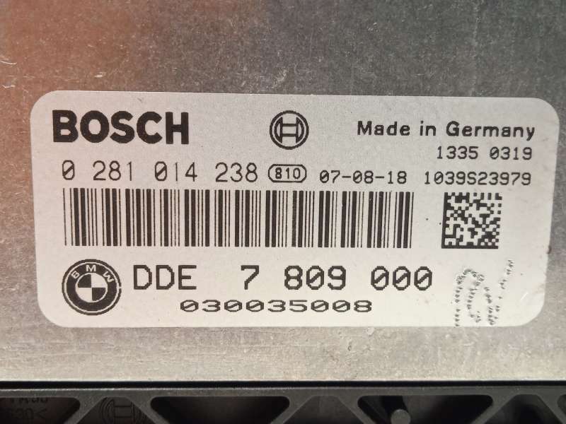 Recambio de centralita motor uce para bmw serie 3 berlina (e90) 2.0 turbodiesel cat referencia OEM IAM 7809000 13617809000 02810 - Negro 4