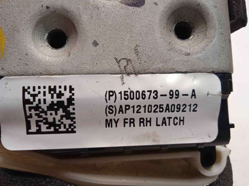 Recambio de cerradura puerta delantera derecha para tesla model 3 referencia OEM IAM 150067399A - Blanco 4