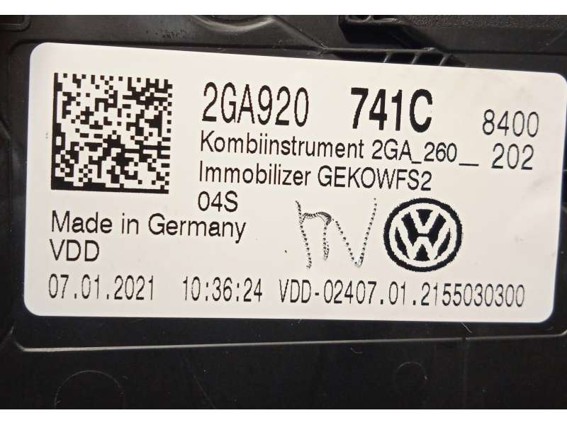 Recambio de cuadro instrumentos para volkswagen t-roc (a11, d11) 2.0 tdi referencia OEM IAM 2GA920741C - Gris 6