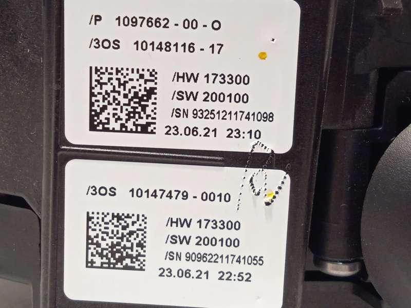 Recambio de mando intermitentes para tesla model 3 ev referencia OEM IAM 109766200O 10147479010 - Blanco 7