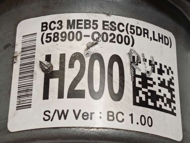 Recambio de abs para hyundai i20 20 ( bc3/bi3desde 08/20 ) referencia OEM IAM 58910Q0200 6158941600 Q058920500 5