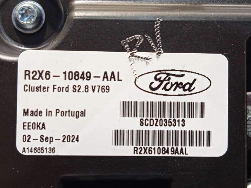 Recambio de cuadro instrumentos para ford tourneo courier 1.0 ecoboost referencia OEM IAM R2X610849AAL 2797783 - Gris 5