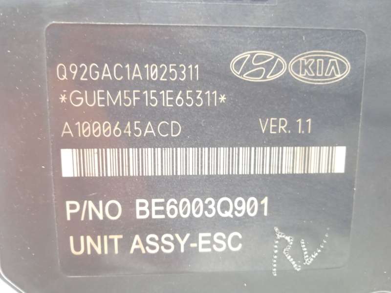 Recambio de abs para kia carens iv 1.7 crdi referencia OEM IAM 58910A4610 BE6003Q901 60BH6013Q901 - Blanco 5