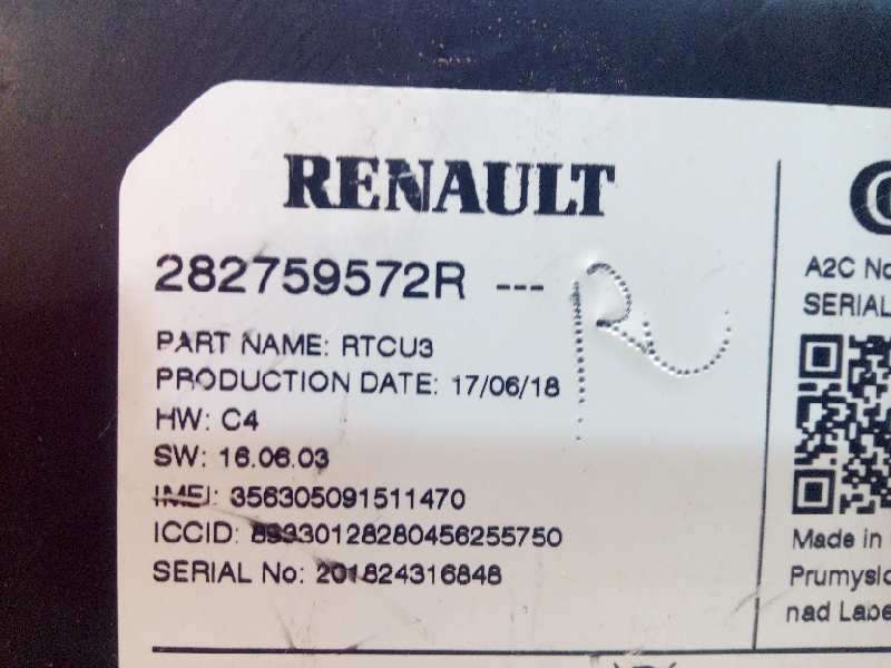 Recambio de modulo electronico para renault kadjar 1.2 tce energy referencia OEM IAM 285255392R - Negro 3