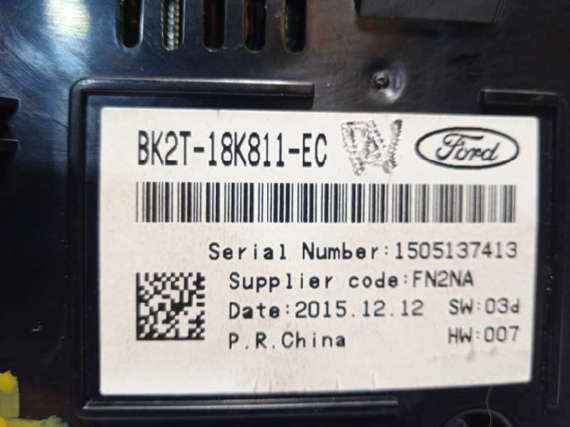Recambio de mando multifuncion para ford transit kastenwagen (ttg) 350 l2 ambiente referencia OEM IAM BK2T18K811EC - Blanco 6
