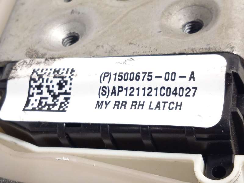 Recambio de cerradura puerta delantera derecha para tesla model 3 ev referencia OEM IAM 150067500A - Blanco 3