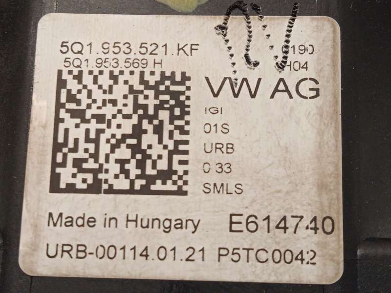 Recambio de mando intermitentes para volkswagen t-roc (a11, d11) 2.0 tdi referencia OEM IAM 5Q1953521KF 5Q1953502AA - Gris 6