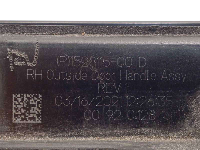 Recambio de maneta exterior delantera derecha para tesla model 3 referencia OEM IAM 152811500D - Blanco 3