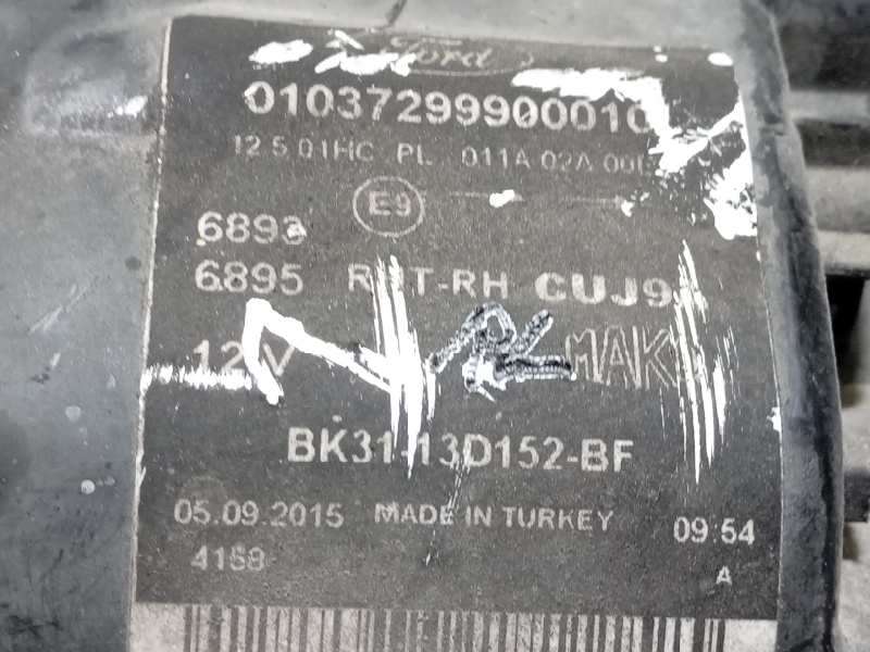 Recambio de faro derecho para ford transit custom kasten 310 l1 referencia OEM IAM BK3113D152BF 2639604 - Blanco 3
