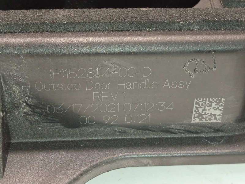 Recambio de maneta exterior trasera izquierda para tesla model 3 referencia OEM IAM 152811400D - Blanco 4