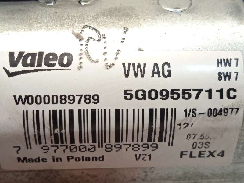 Recambio de motor limpia trasero para volkswagen t-roc (a11, d11) 2.0 tdi referencia OEM IAM 5G0955711C  W000089789 - Gris 5