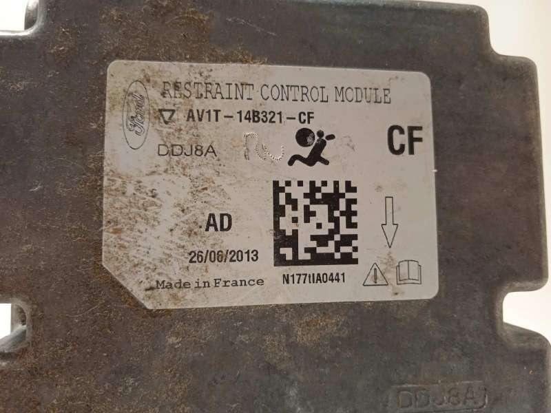 Recambio de centralita airbag para ford b-max 1.6 tdci cat referencia OEM IAM AV1T14B321CF 1874020 - Gris 4
