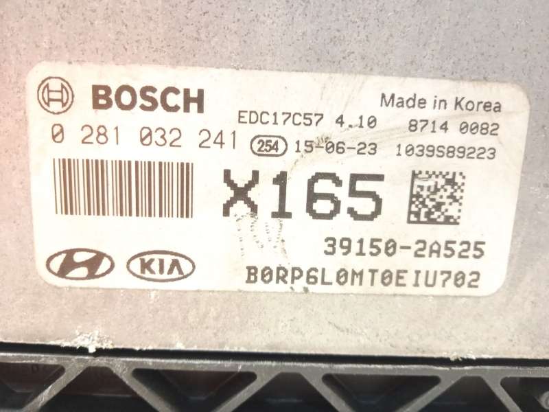 Recambio de centralita motor uce para kia carens iv 1.7 crdi referencia OEM IAM 391502A525  0281032241 - Blanco 4