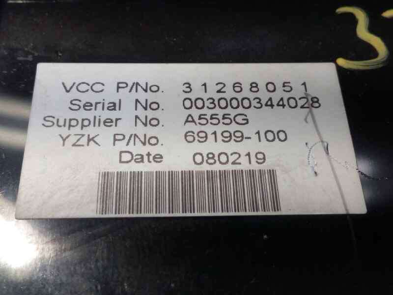 Recambio de pantalla multifuncion para volvo v50 familiar 2.0 d kinetic referencia OEM IAM 31268051 - Negro 3