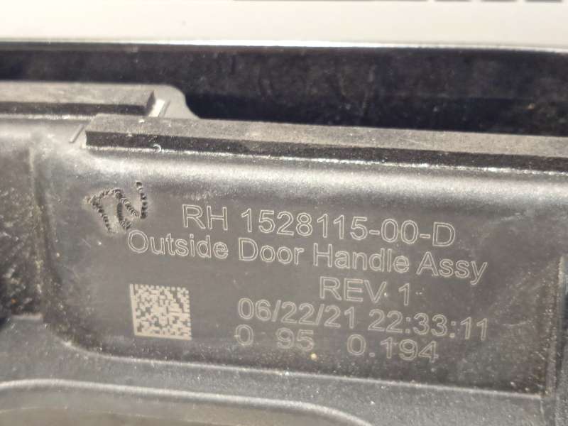 Recambio de maneta exterior trasera derecha para tesla model 3 ev referencia OEM IAM 152811500D - Blanco 4
