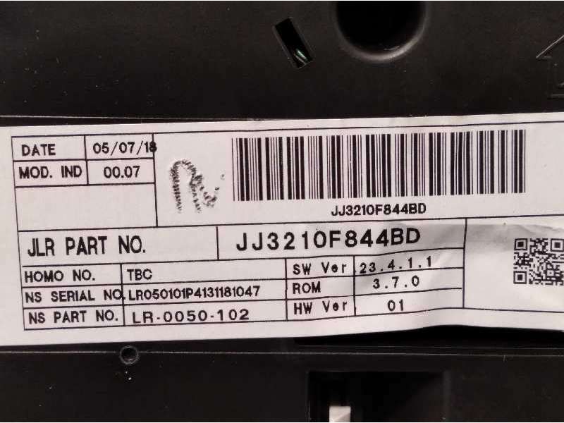 Recambio de cuadro instrumentos para land rover range rover evoque evoque hse referencia OEM IAM JJ3210F844BD LR0050102 LR080370 6