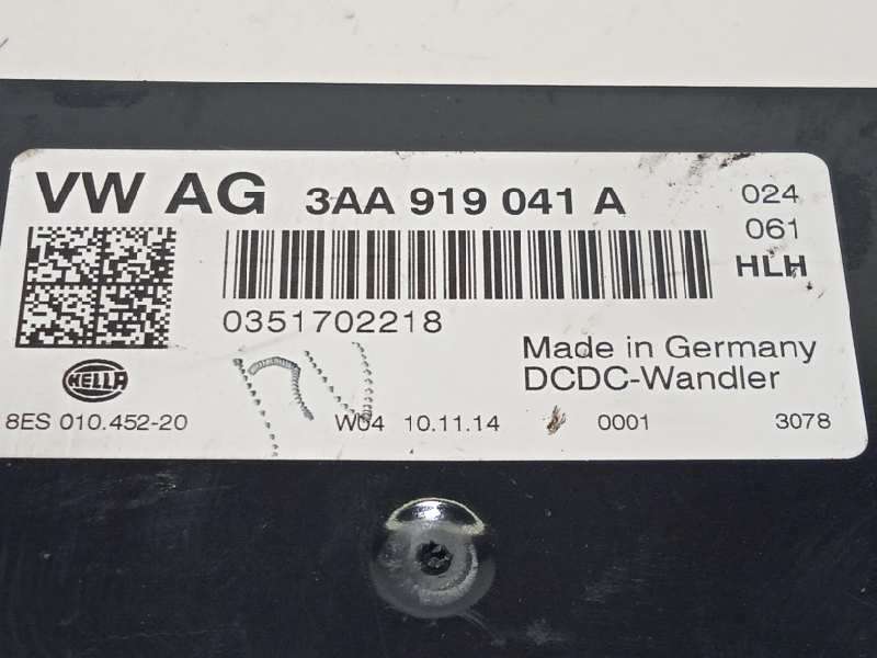 Recambio de modulo electronico para volkswagen tiguan (5n2) t1 bluemotion referencia OEM IAM 3AA919041A  8ES010452 - Blanco 4