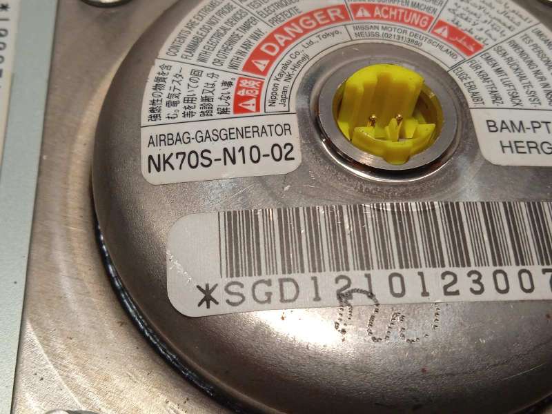 Recambio de airbag delantero izquierdo para infiniti ex ex30d referencia OEM IAM K851M1BN0A  Y851M1BN0A 4