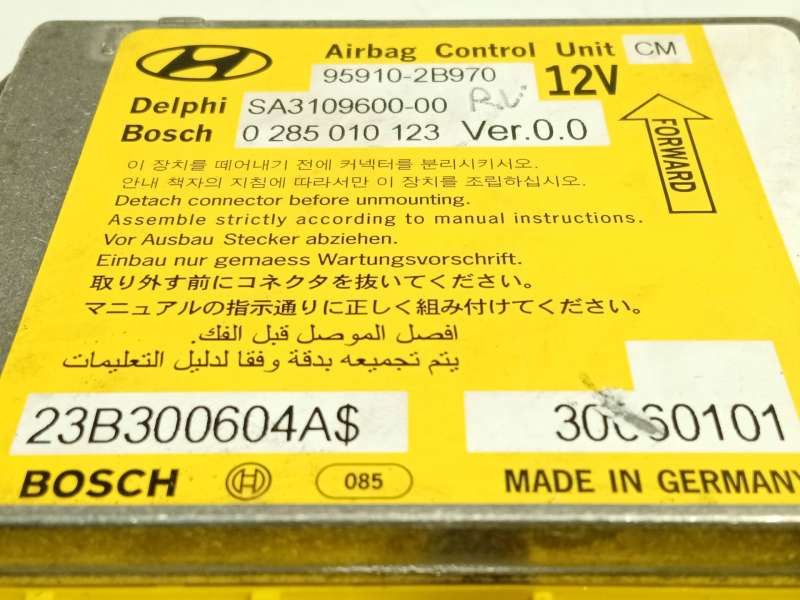 Recambio de centralita airbag para hyundai santa fé ii (cm) 2.2 crdi referencia OEM IAM 959102B970  0285010123 - Azul 4