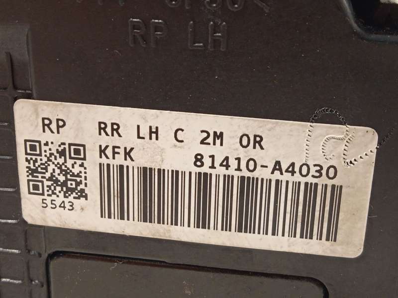 Recambio de cerradura puerta trasera izquierda para kia carens iv 1.7 crdi referencia OEM IAM 81410A4030 - Blanco 4