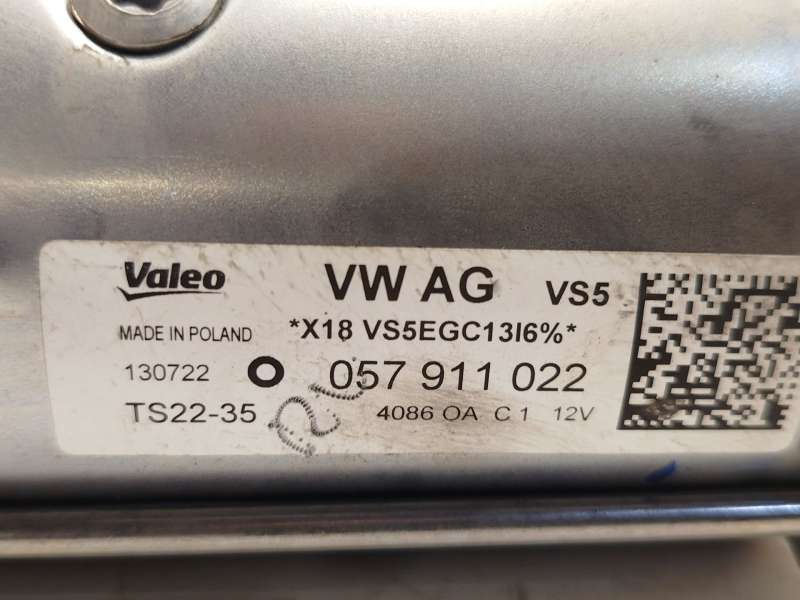 Recambio de motor arranque para audi a6 c8 (4a2) 45 tdi mild hybrid quattro referencia OEM IAM 057911022  TS2235 - Gris 5