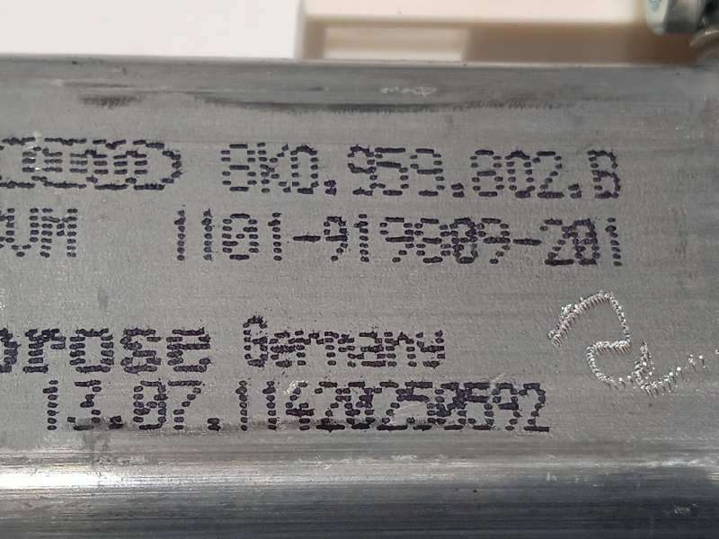 Recambio de elevalunas delantero derecho para audi a7 sportback (4ga) 3.0 tdi quattro referencia OEM IAM 4G8837462A  8K0959802B 4