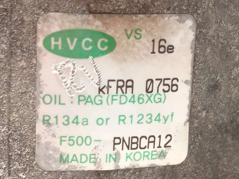 Recambio de compresor aire acondicionado para kia carens iv 1.7 crdi referencia OEM IAM 97701A4500  F500PNBCA12 - Blanco 5