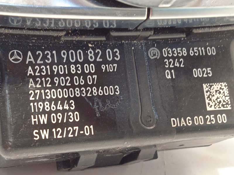 Recambio de mando multifuncion para mercedes-benz clase sl (w231) sl 500 (231.473) referencia OEM IAM A2319008203  03358651100 - Rojo 4