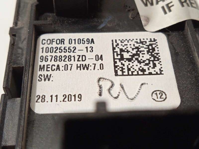 Recambio de mando elevalunas delantero izquierdo para opel crossland x 1.2 referencia OEM IAM 96788281ZD - Blanco 5