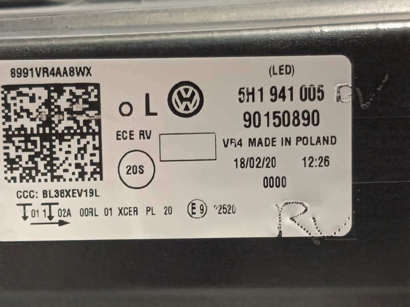 Recambio de faro izquierdo para volkswagen golf viii lim. (cd1) style referencia OEM IAM 5H1941005  90150890 5