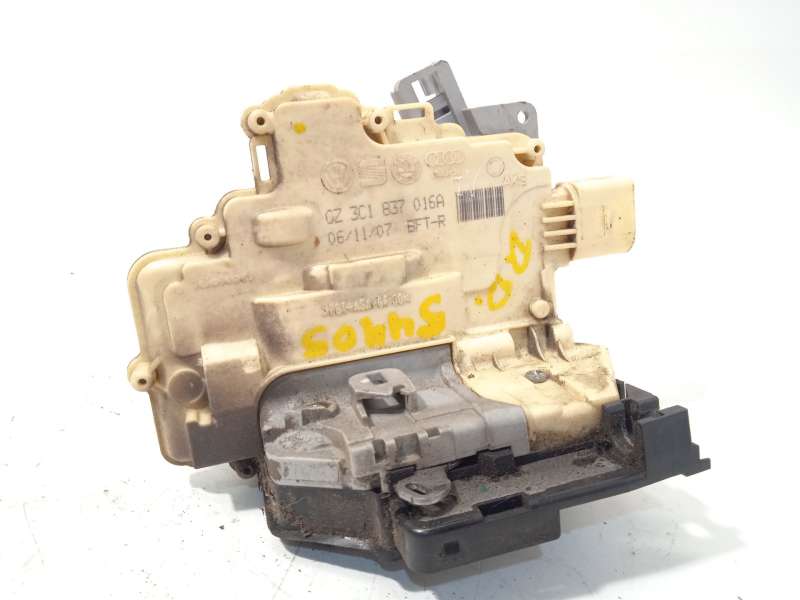 Recambio de cerradura puerta delantera derecha para volkswagen passat b6 (3c2) 2.0 tdi referencia OEM IAM 3C1837016A 2