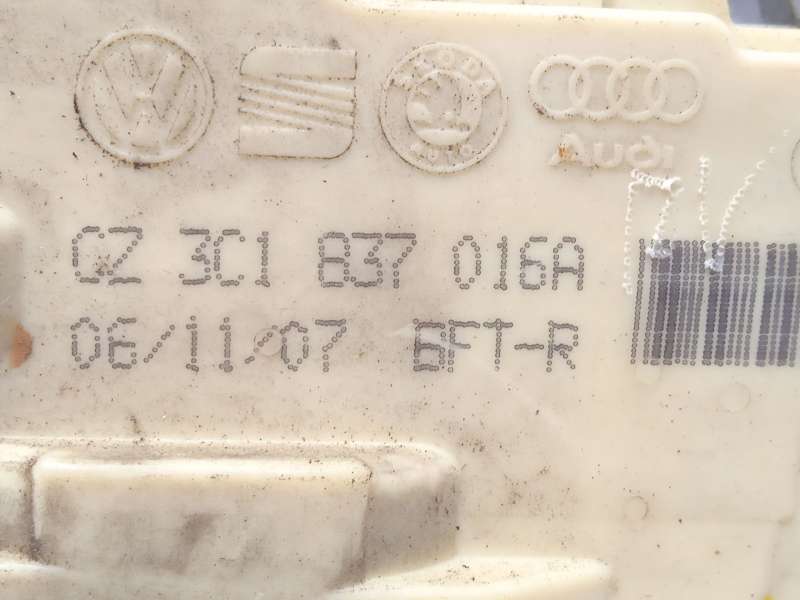 Recambio de cerradura puerta delantera derecha para volkswagen passat b6 (3c2) 2.0 tdi referencia OEM IAM 3C1837016A 4