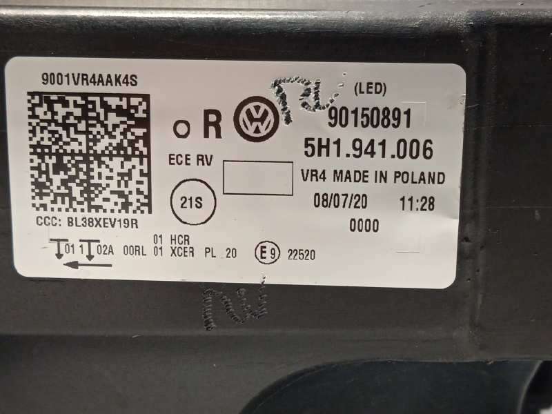 Recambio de faro derecho para volkswagen golf viii lim. (cd1) style referencia OEM IAM 5H1941006  90150891 5