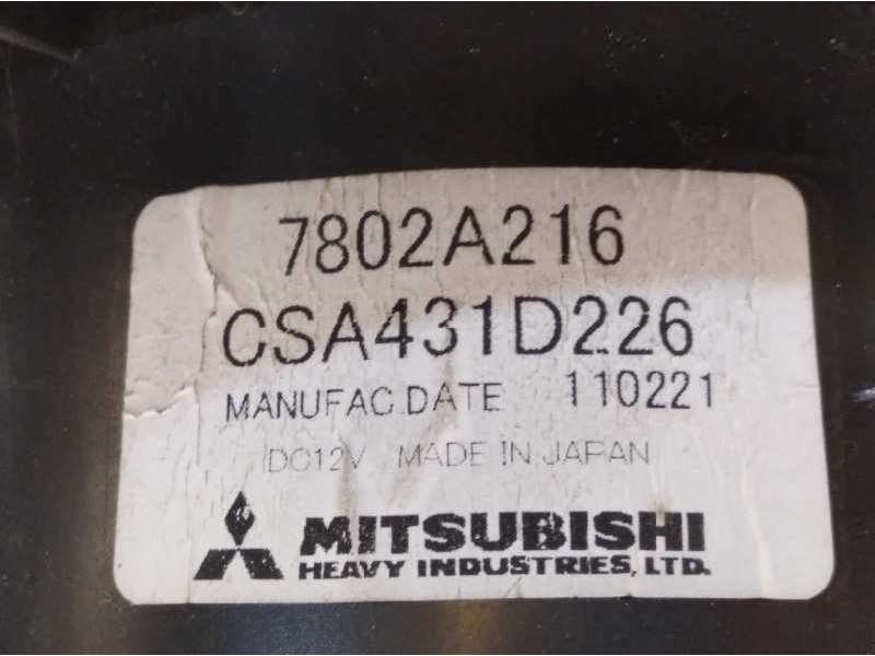 Recambio de motor calefaccion para mitsubishi asx (ga0w) 1.8 di-d cat referencia OEM IAM 7802A216 - Gris 4