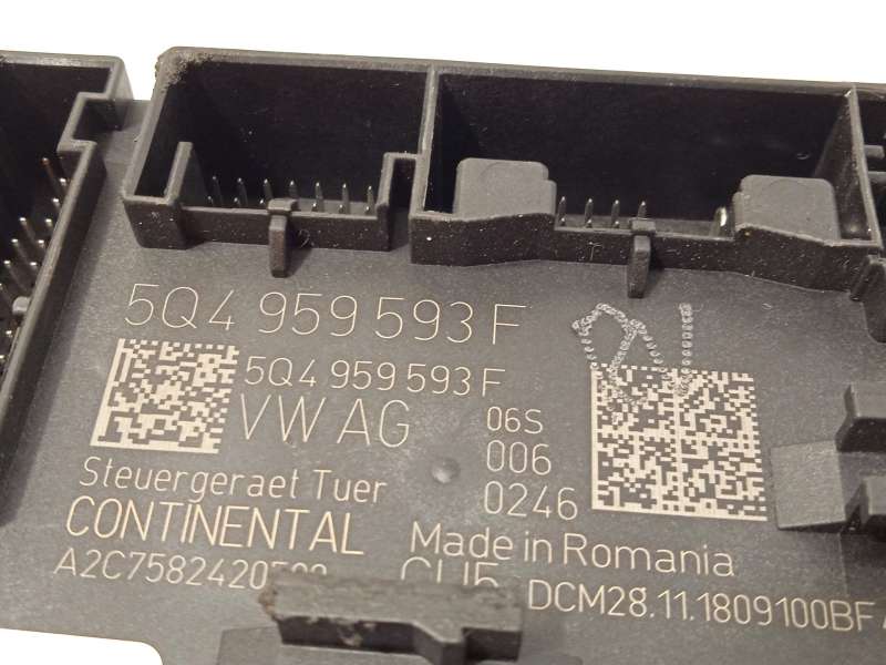Recambio de modulo confort para volkswagen t-roc (a11, d11) 1.6 tdi referencia OEM IAM 5Q4959593F  A2C7582420700 - Blanco 3